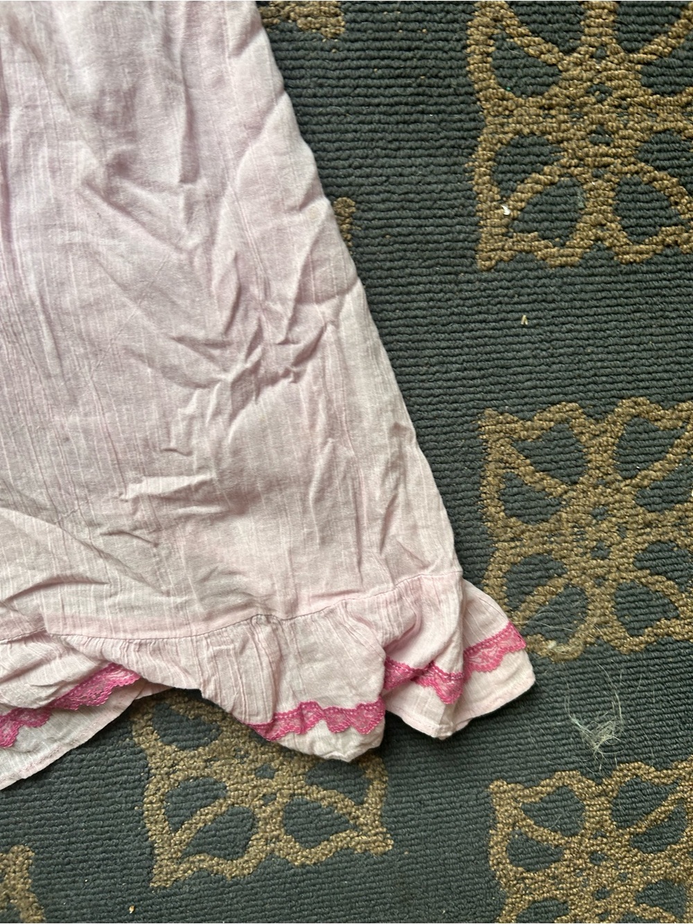 Free People Pale Pink Lace-Trim Slip Dress - Picture 6 of 11